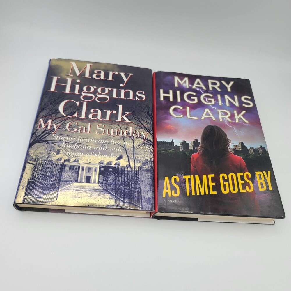 Mary Higgins Clark Suspense Thriller Lot of 2 Books Hardcovers Dust Jacket
